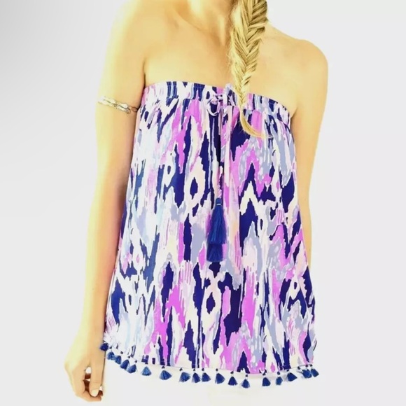Lilly Pulitzer Palma Tassels Skirt Tube Top - Picture 10 of 10